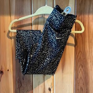 Nike Black Leggings with White Speckles